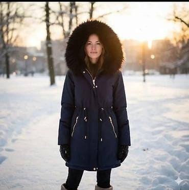 Ženska zimska parka jakna sa krznom na kapuljači - Duža parka kroja na lalafo.rs Ženska zimska parka jakna sa krznom na kapuljači - Duža parka kroja