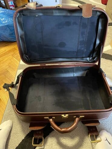 zenske mokasine broj 42: Medium suitcase, color - Brown — 6