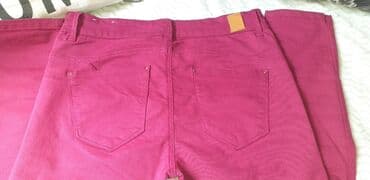 bež pantalone: NOVO. Stradivarius farmerice samo skinuta etiketa vel.38 sa dosta — 6