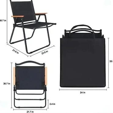 torbe b: Sklopiva kamp stolica sa naslonima za ruke - Konstrukcija: čelični — 2