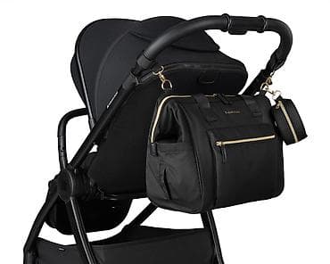 muske kozne torbice mona: KikkaBoo Torba za mame Maxi premium black Šifra proizvoda: KKB2 — 7