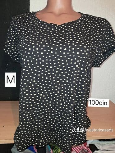 Women's Clothing: Ženske majice – više modela - Model 1 (S): bela gornja zona, ispod — 4