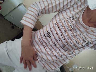 push up helanke novi sad: S (EU 36), Pamuk, Prugasti, bоја - Bela — 4
