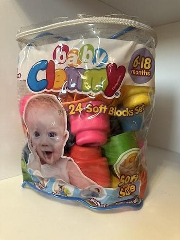 ruska subara: Clementoni Baby – set mekih blokova, 24 kom - Uzrast: 6–18 meseci — 1