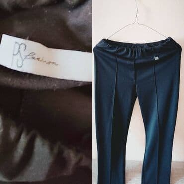 Ženska obuća: PS Fashion crne helanke-pantalone - Veličina: M - Elastičan struk sa — 2