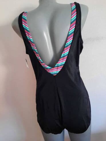 vumen sikret kupaći kostimi: 6XL, Spandeks, bоја - Crna — 3