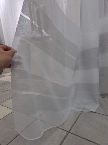 noša kao wc šolja: Light filtering curtains, Custom cm, color - White — 13