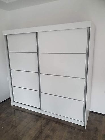 ugaone forma ideale cena: Klizni ugradni/polustanding garderoberi po meri - Trokrevetna klizna — 8