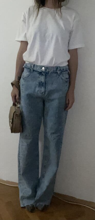 svecane pantalone i tunike: Mango jeans L Siroke nogavice Duboke Marama nije uz njih ali druga de — 1