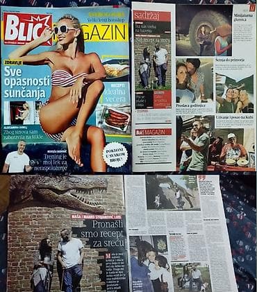 Lov i ribolov: Komplet časopisa Blic Magazin i Blic Žena (9 broja) Dobro očuvani — 8