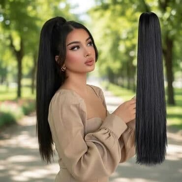Ekstenzije za kosu – clip-in/ponytail - Tipovi: duga ravna “ponytail” na lalafo.rs Ekstenzije za kosu – clip-in/ponytail - Tipovi: duga ravna “ponytail”