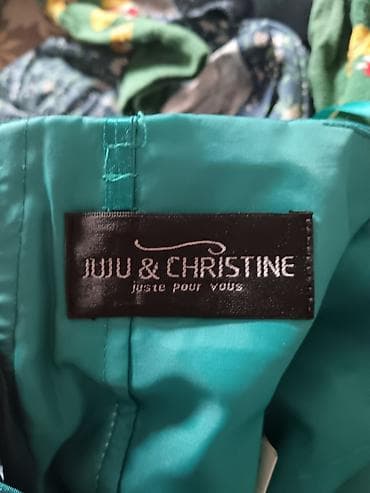 sat omega: Nikada obucenaElegantna svečana haljina u tirkizno-zelenoj boji - — 5