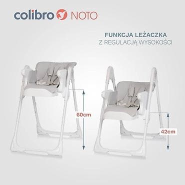 pult za bebe: Stolica za hranjenje COLIBRO NOTO 2u1 – boja DOVE Šifra proizvoda — 6