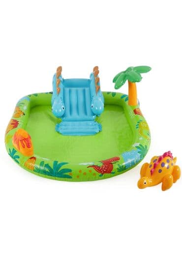 Bazeni i oprema: 💦 Intex Little Dino bazen igraonica za decu sa prskalicom 💦 — 6