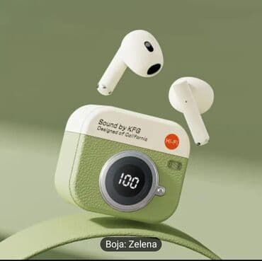 Elektronika: Bežične Bluetooth slušalice sa futrolom u retro stilu - Hi‑Fi bežični — 1