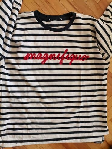 Muška obuća: Izuzetno lep i prijatan, kao nov, prugasti pamučni duks. Obucen — 4