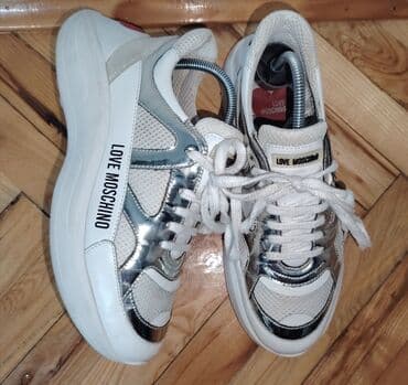 Čizme: Moschino, 37, bоја - Bela — 2