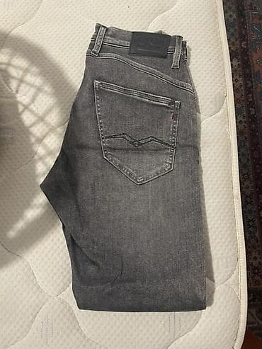 tn grey: Replay ženske farmerke – model Denice - Boja: siva/washed charcoal - — 2