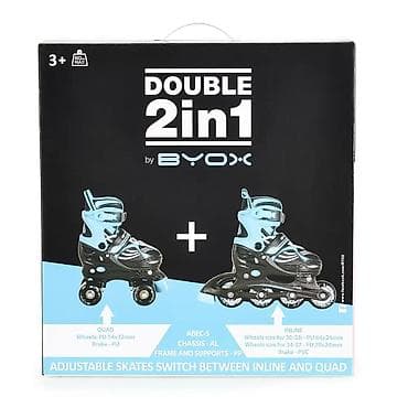 Roller skates: BYOX Roleri Double 2u1 30–33 – Turquoise (Šifra: CAN8149-70) Dva — 9