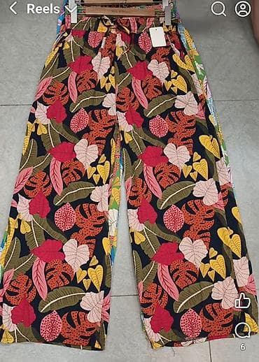 armani si: Siroke pantalone raznih sarenih dezena i boja sa elasticnim pojasem — 4