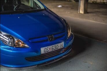 gumena podloga za auto: Prednji spojler za Peugeot 307. Ovaj dodatak se montira ispod prednjeg — 1