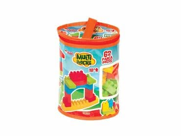 deda mraz igracka cena: Kocke za slaganje – Dede Multi Blocks, 62 dela - Set sadrži 62 šarena — 1