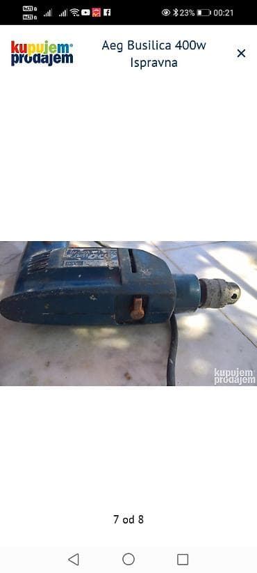 alat beograd: AEG električna bušilica 400 W - Snaga: 400 W (oznaka na pločici) - — 4