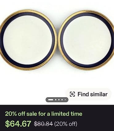 ernesto posuđe: Lux tanjiri Heinrich i Co 1939g+ Bavaria,desertni. Luksuzni — 2