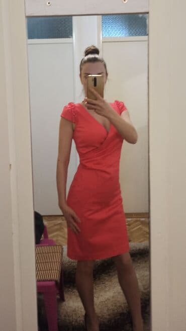 selection to perfection haljine: ONLY S (EU 36), color - Pink, Evening, Short sleeves — 5