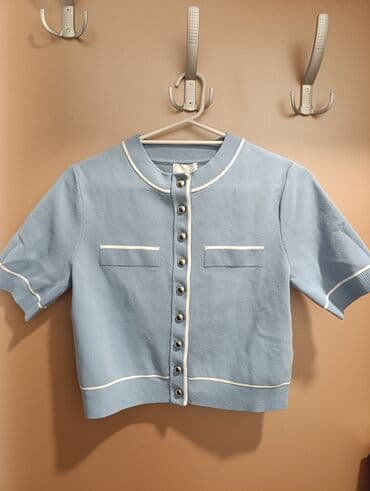 c a tunike: H&M, S (EU 36), Poliester, bоја - Svetloplava — 4