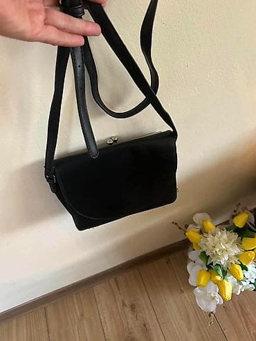 diana: Torbica preko ramena sa prednjim novčanikom. - Materijal: veštačka — 4