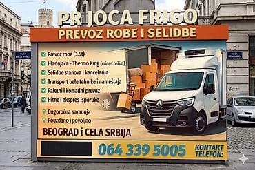 Usluge transporta i selidbi – PR JOCA FRIGO - Prevoz robe do 3,5 t -