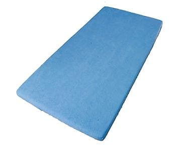 čaršav sa gumom 160x200: Frotirski čaršav 140 x 70 cm – plavi - Materijal: elastični frotir — 1