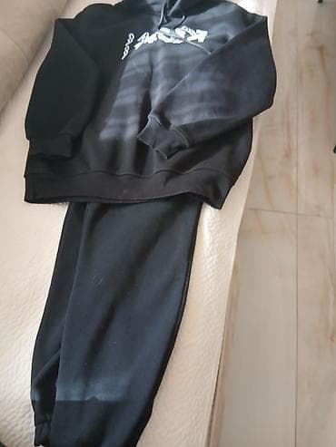 Pamucna termo trenerka veliko snizenje crne boje br m