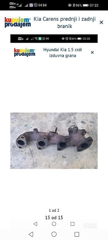 klima za auto na upaljac: Kia Carens – prednji i zadnji branik - Komplet branika za Kia Carens — 10