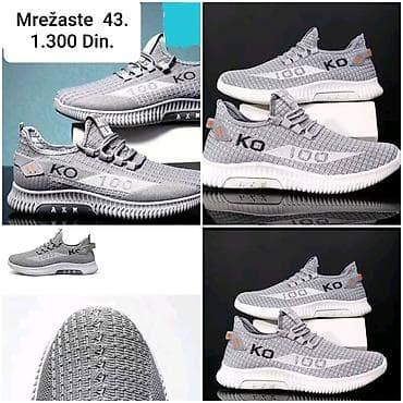 dhgate balenciaga triple s: Mrežaste patike – siva boja, broj 43 - Gornjište: prozračna — 2