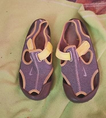 jaje za bebe: Dečije sandale – 2 para - Model 1: otvorene sandale sa narandžastim — 2