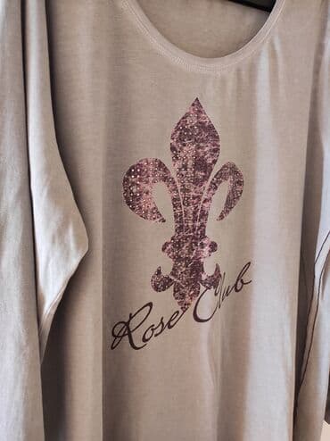 helanke sa trakom oko stopala: XL (EU 42), Cotton, Print, color - Grey — 2