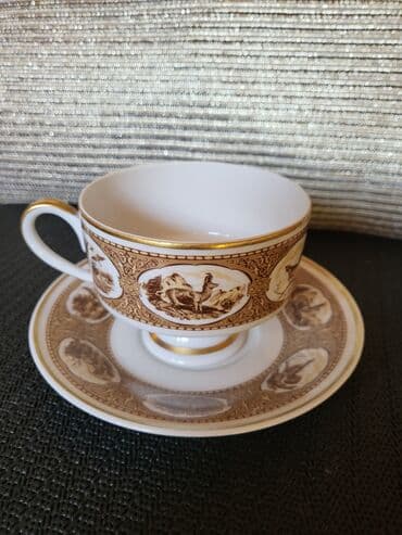 porcelanske solje za caj: Set Waendorf 1964-1990g.Istocna Nemacka. Trodelni porcelanski — 6