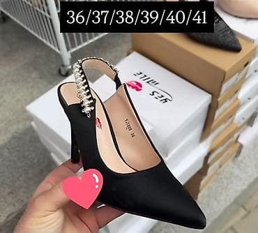 stikle od 10 cm: Elegantne ženske slingback štikle - Model: špicasti vrh, otvorena — 1