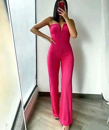 komplet za starije zene: Elegantni ženski kombinezon bez bretela - Kroj: uska silueta koja — 5