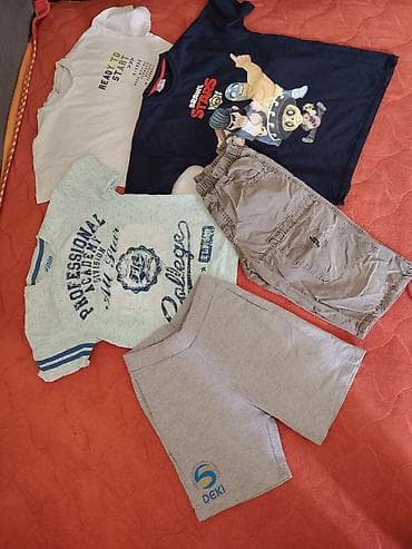 Paket letnje garderobe za decaka Vel 10 3 majce 3 sorca Sve je