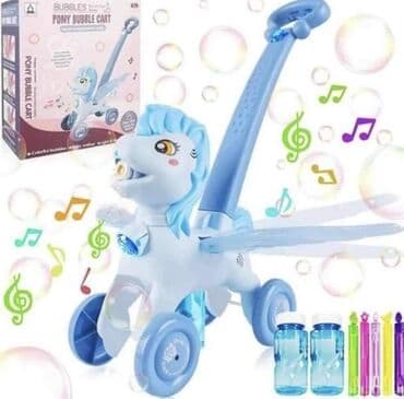 zvučne priče disney: Poni guralica koja izbacuje baloncice sa svetlom i zvukom PONI — 3