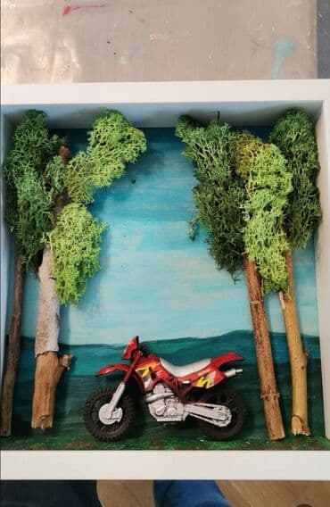 Slika, 25 x 25 cm, Novo