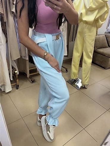 Women's Sweatsuits: ✅Ženske široke pantalone sa karnerima na nogavicama i kaišem
✅2400 din — 7