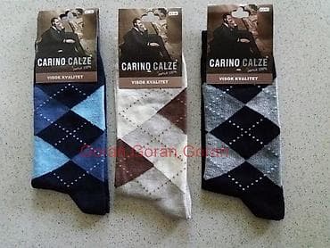 Čarape kvalitetne karirane Vel;43-46. Muške tanje karirane čarape