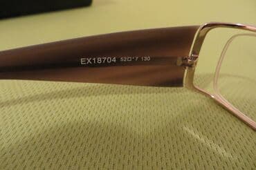 kozne mokasine sa debelim djonom: Prescription glasses, color - Gold — 8