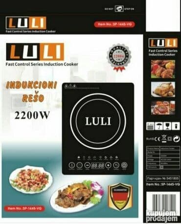 Ostali kućni aparati: Indukcioni Rešo Luli (2200W) - indukciona ploca Indukcioni rešo — 5