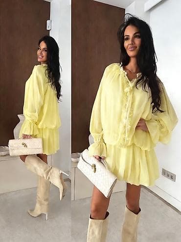 Lične stvari: 💫💫Lepršava mini haljina sa volanima - Kroj: romantična, A-linija; — 6