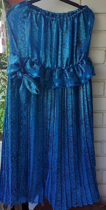 herve leger suknje: Plisirana midi suknja u nijansama tirkizno‑plave. - Kroj: ravna, sa — 2